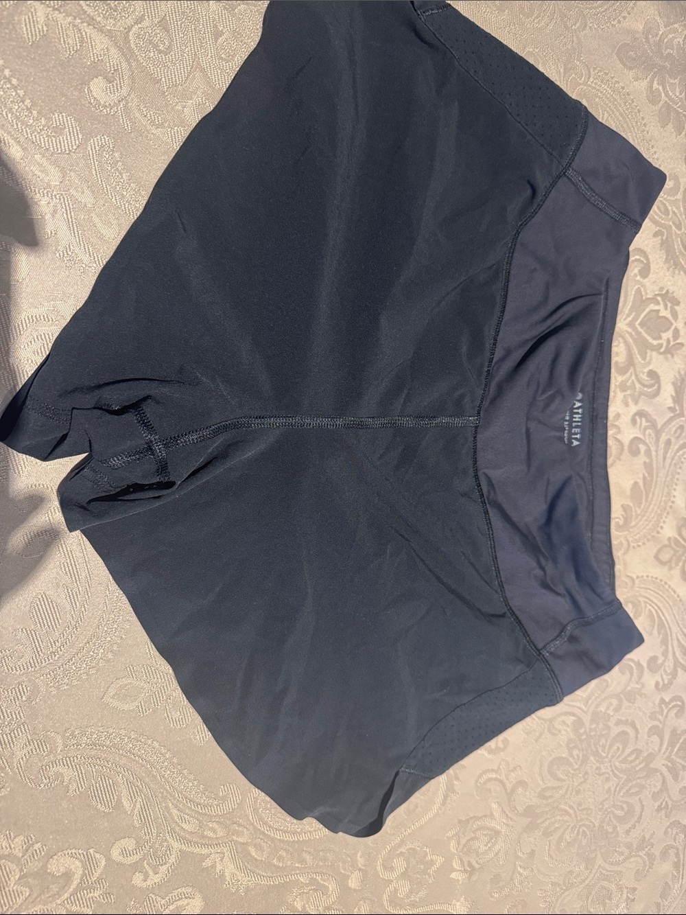 Athleta Black Performance Bike Shorts